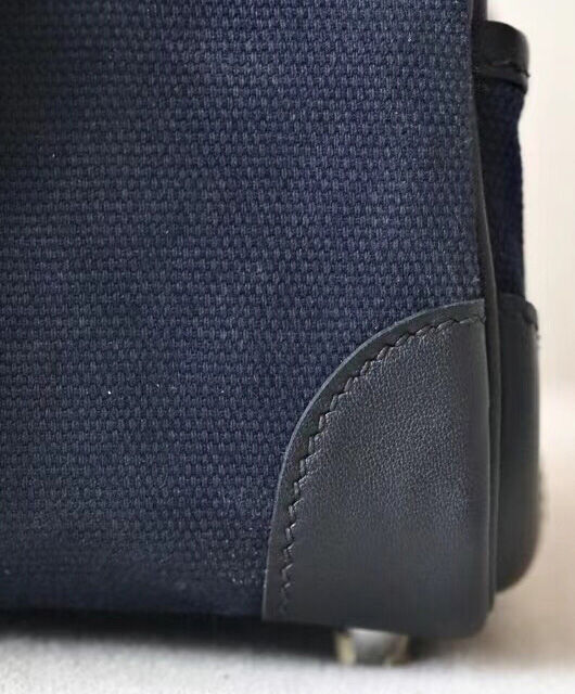 Hermes Birkin Cargo 25 Bag Dark Blue